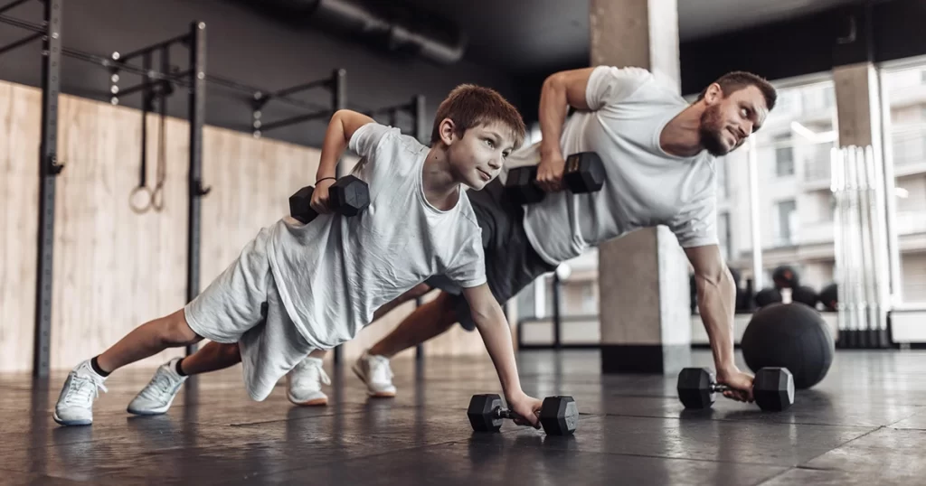 kids workout at Vibe Gym